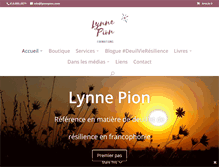 Tablet Screenshot of lynnepion.com